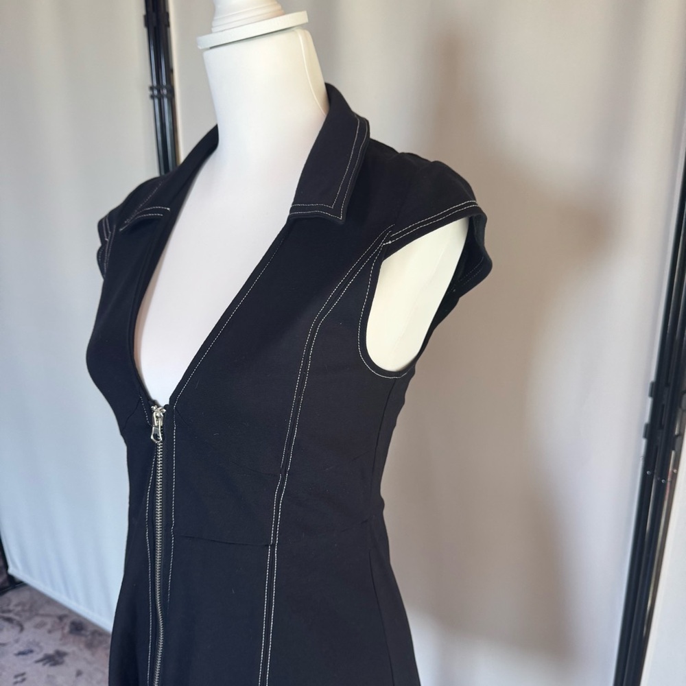 Black Zipper Dress by Urban Outfitters